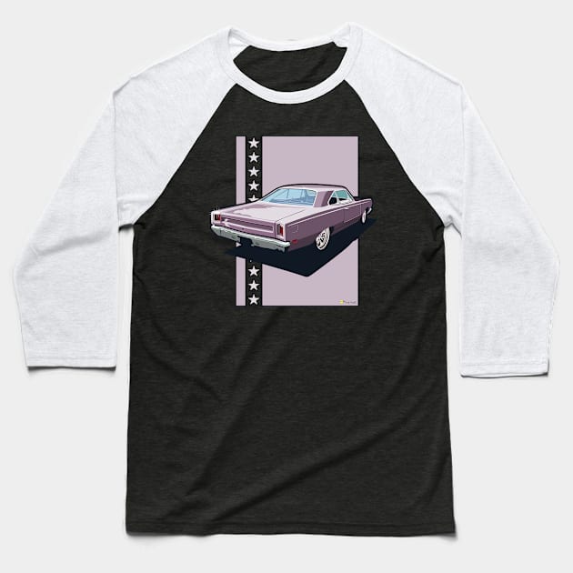 Musclecar Baseball T-Shirt by Akira31